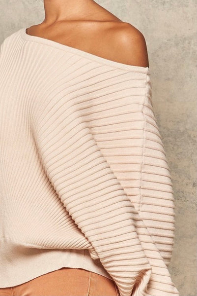 Cream Dolman Sweater